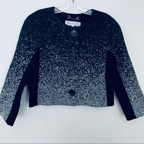 Yoana Baraschi Jackets & Blazers - Yoana Baraschi ombré cropped jacket